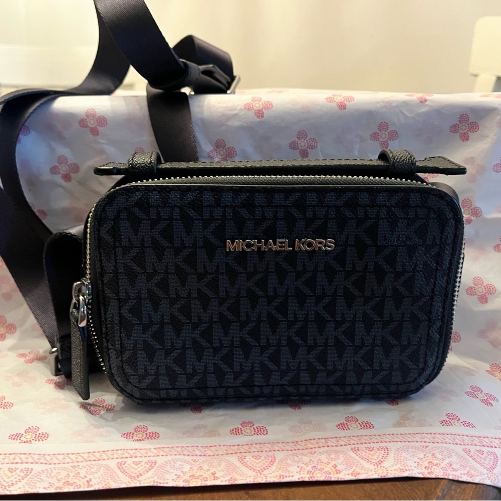 Michael Kors Navy Crossbody Bag